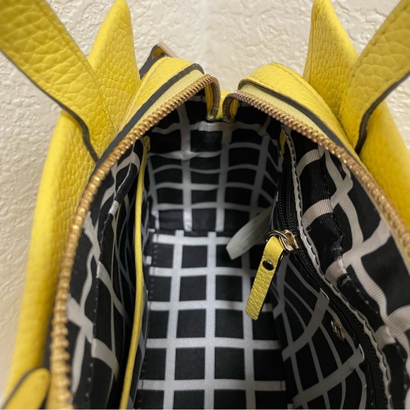 🆕Kate Spade ♠️ Holden Street Small Lanie Satchel/Crossbody in Lemon Yellow - Picture 12 of 15